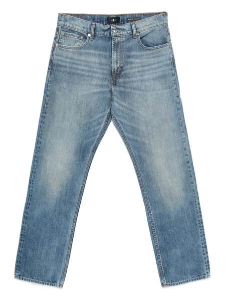  7 For All Mankind Modern Straight Jeans - Blue 