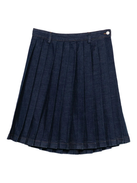  7 For All Mankind Pleated Skirt - Blue 