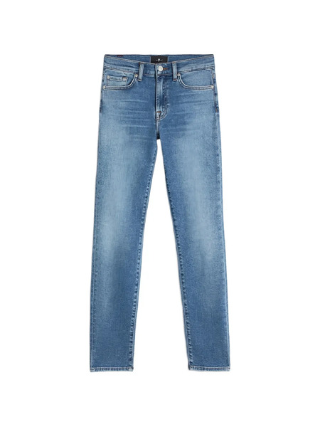  7 For All Mankind Roxanne Logo-patch Jeans - Blue 