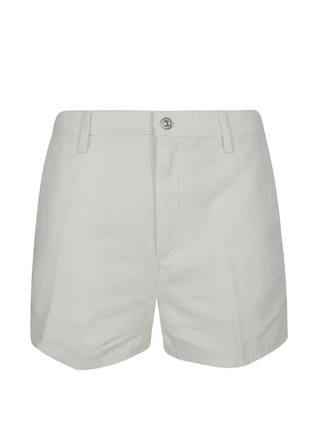 7 For All Mankind Straight-leg Denim Shorts - White 