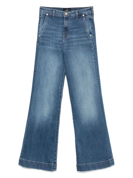  7 For All Mankind Stretch-cotton Jeans - Blue 