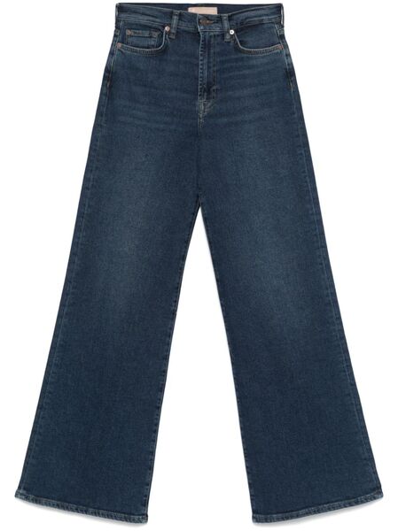  7 For All Mankind Ultra High Rise Jo Jeans - Blue 