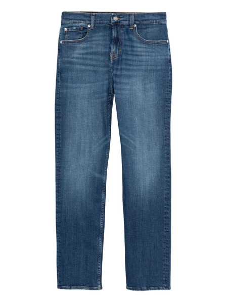  7 For All Mankind Whiskering-effect Jeans - Blue 