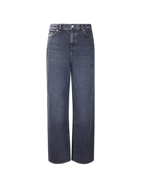  7 For All Mankind Wide-leg Jeans - Blue 