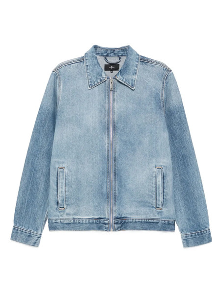  7 For All Mankind Zip-fastening Denim Jacket - Blue 