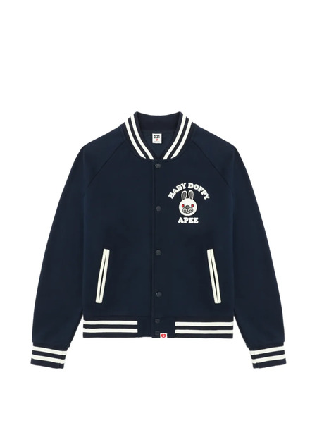  A Bathing Ape® Apee Varsity Appliquéd Knitwear - Blue 