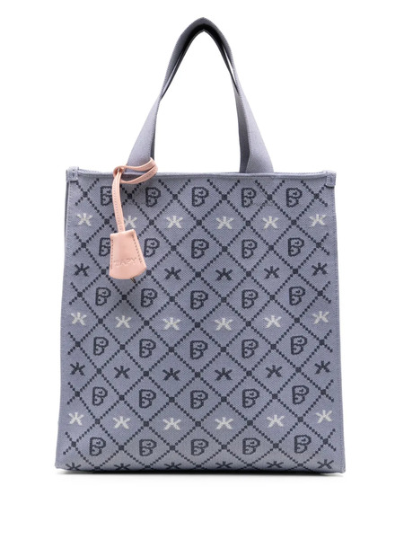 A Bathing Ape® Argyle Check Graphic Tote Bag - Blue 
