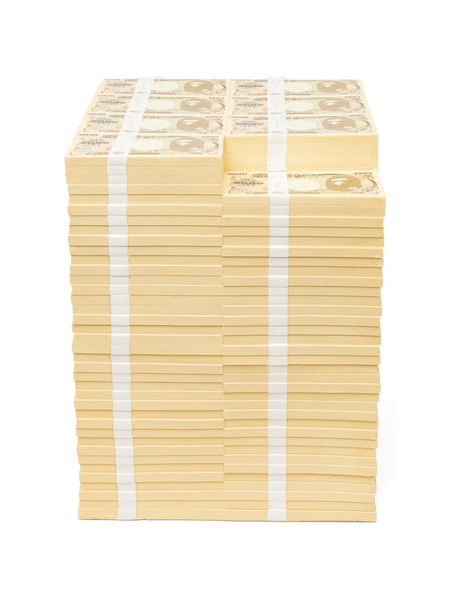  A Bathing Ape® Banknote-print Chair - Yellow 