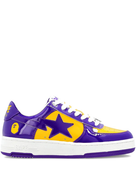  A Bathing Ape® Bape Sta Panelled Sneakers - Purple 
