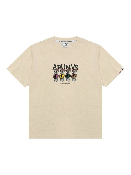  A Bathing Ape® Bulldog Graphic-print T-shirt - Neutrals 