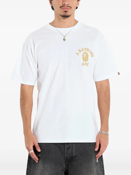  A Bathing Ape® Camo College T-shirt - White 