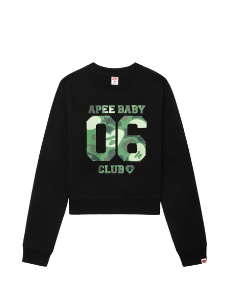  A Bathing Ape® Camouflage Graphic Crewneck Sweater - Black 