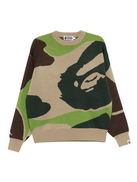  A Bathing Ape® Camouflage-print Jumper - Green 