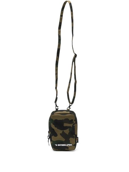  A Bathing Ape® Camouflage Print Mini Messenger Bag - Green 