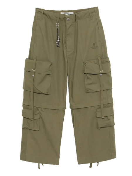  A Bathing Ape® Cargo Wide-leg Trousers - Green 
