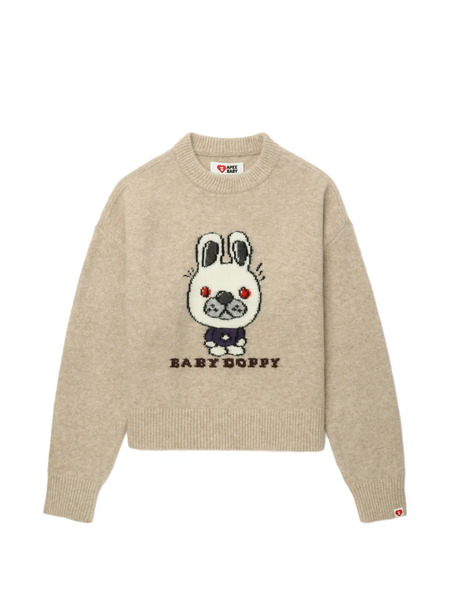  A Bathing Ape® Cartoon Graphic Knitwear - Neutrals 