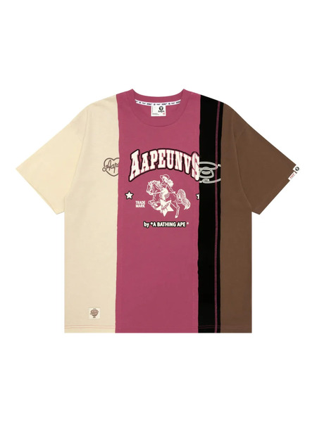  A Bathing Ape® Colour-block T-shirt - Pink 