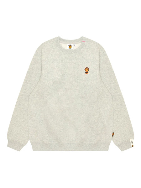  A Bathing Ape® Crew-neck Graphic-print Sweatshirt - Neutrals 