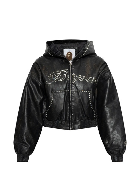  A Bathing Ape® Embellished Hooded Jacket - Black 