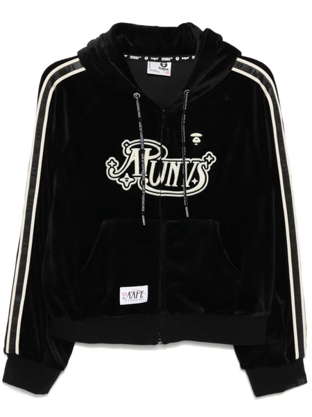  A Bathing Ape® Embroidered Hoodie Jacket - Black 