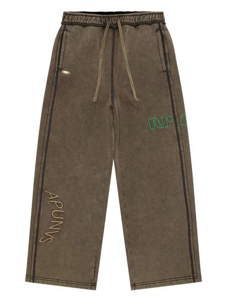  A Bathing Ape® Embroidered Track Pants - Brown 
