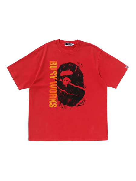  A Bathing Ape® Graphic-print T-shirt - Red 