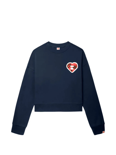  A Bathing Ape® Heart Appliqué Top - Blue 