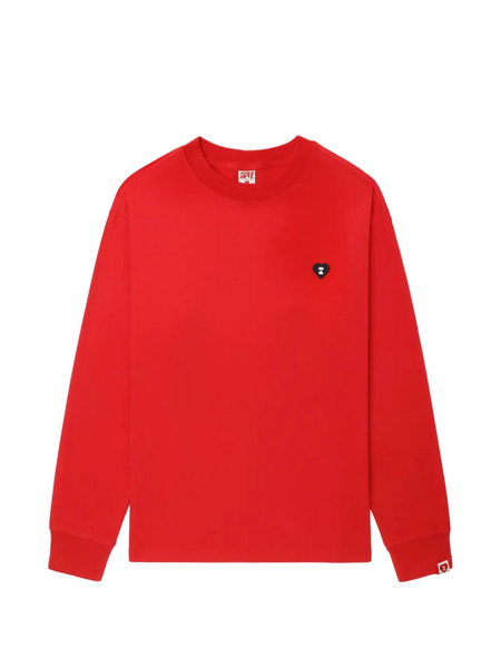  A Bathing Ape® Heart Badge Sweatshirt - Red 