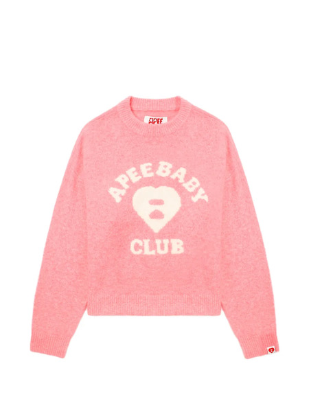  A Bathing Ape® Heart-motif Sweater - Pink 