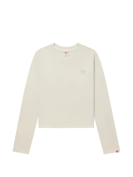  A Bathing Ape® Heart-patch Long-sleeve Top - Neutrals 