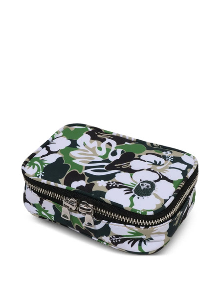  A Bathing Ape® Hibiscus-print Washbag - Green 