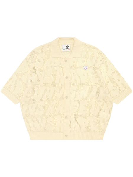  A Bathing Ape® Knitted Shirt - Yellow 