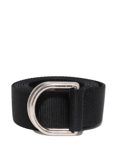  A Bathing Ape® Logo Buckle Belt - Black 