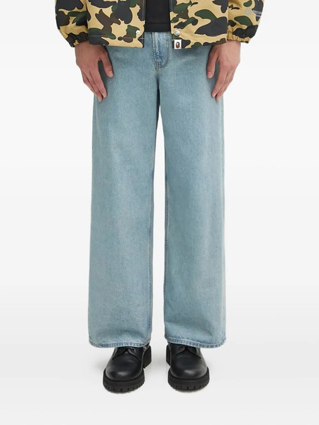  A Bathing Ape® Logo-detail Jeans - Blue 