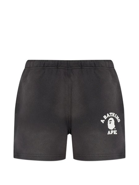  A Bathing Ape® Logo-detail Shorts - Grey 