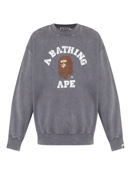  A Bathing Ape® Logo-print Sweatshirt - Grey 