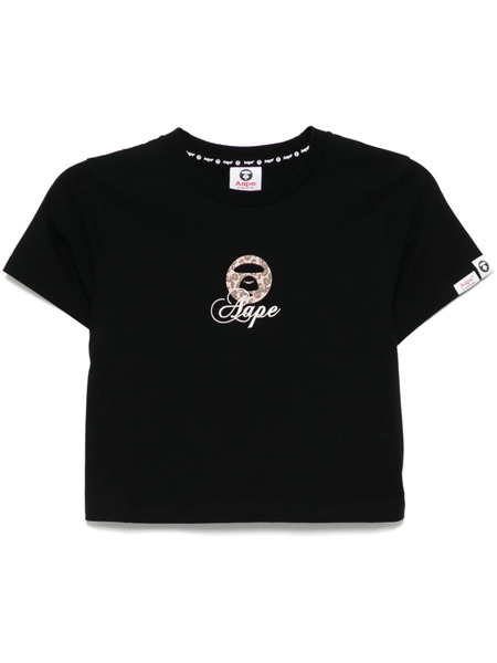  A Bathing Ape® Logo-print T-shirt - Black 