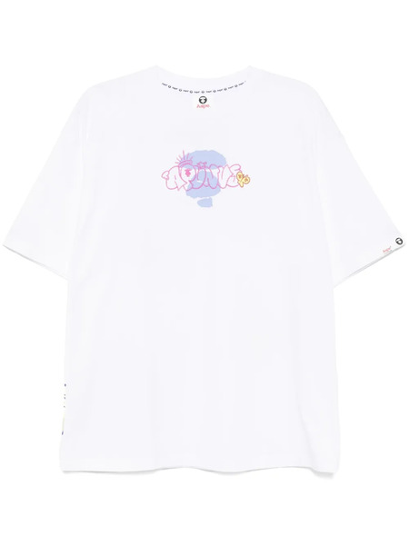  A Bathing Ape® Logo-print T-shirt - White 
