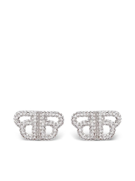  A Bathing Ape® Logo-stud Earrings - Silver 