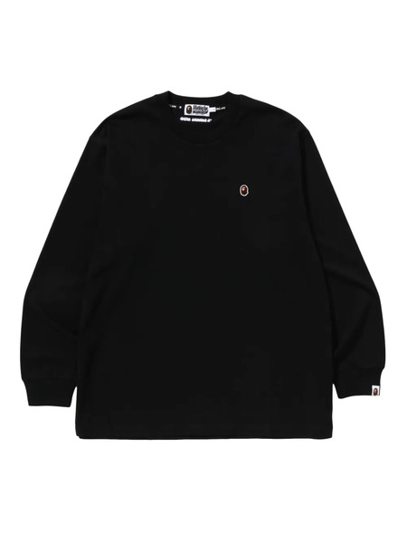 A Bathing Ape® Long-sleeve Logo-patch Sweater - Black 