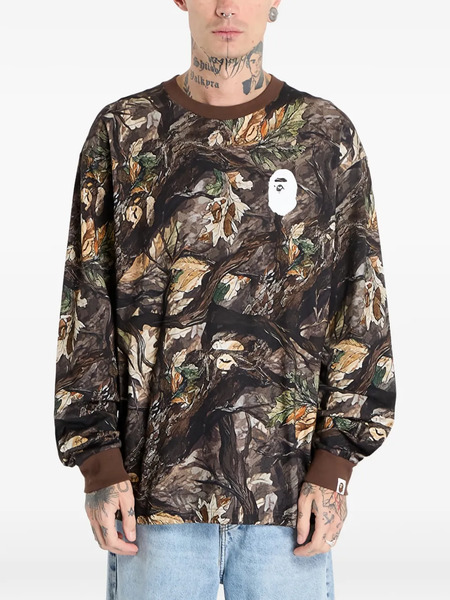  A Bathing Ape® Long-sleeve T-shirt - Brown 