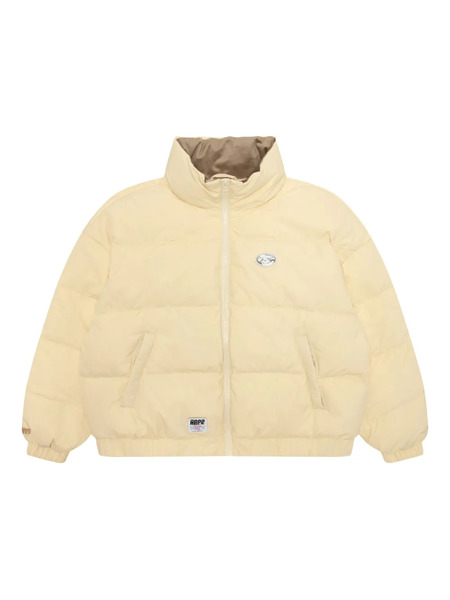  A Bathing Ape® Moonface Puffer Jacket - Yellow 