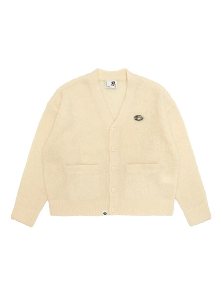  A Bathing Ape® Patch-pockets Cardigan - Neutrals 