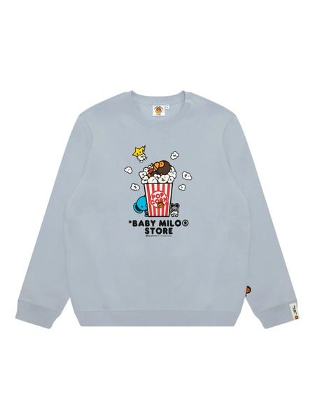  A Bathing Ape® Popcorn-print Sweatshirt - Blue 