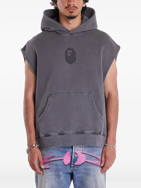  A Bathing Ape® Sleeveless Hooded Sweatshirt - Grey 