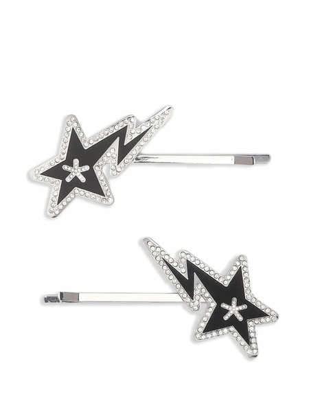  A Bathing Ape® Star-embellished Hair Clip - Silver 
