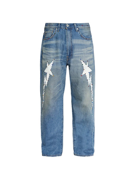  A Bathing Ape® Star-motif Jeans - Blue 