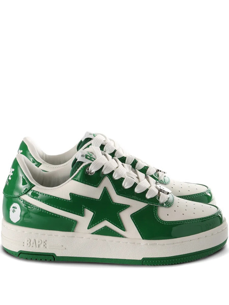  A Bathing Ape® Star Motif Sneakers - White 