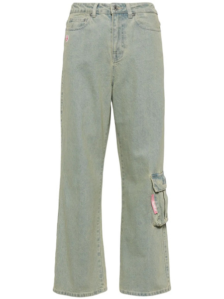  A Bathing Ape® Wide-leg Cargo Jeans - Blue 