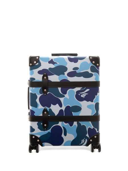  A Bathing Ape® X Globe-trotter Camouflage-pattern Holdall - Blue 